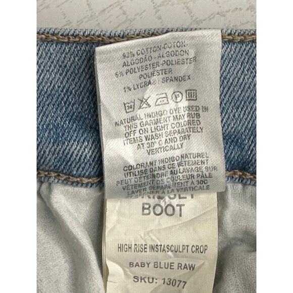 DL1961 Bridget Boot Cut Jeans High Rise Instasculpt Crop Casual Western 29 - Picture 6 of 10